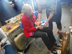 I got a hug when I told her I now had my own wheel and everything....